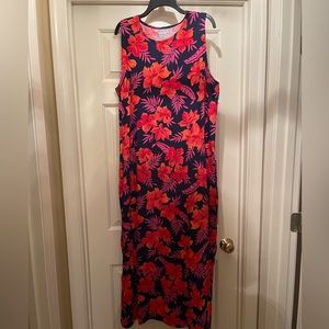 Lands’ End Maxi Dress 1X